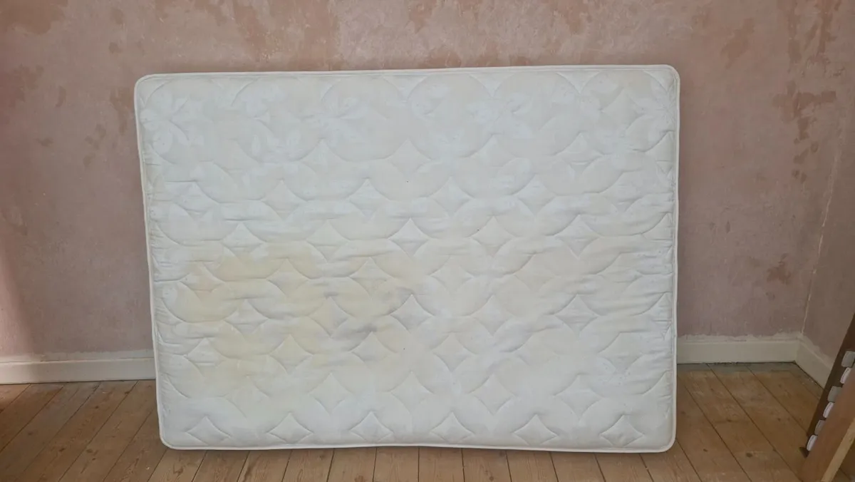 Double Bed Frame & King-Sized Mattress - Image 2
