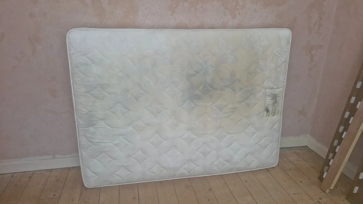 Double Bed Frame & King-Sized Mattress - Image 3