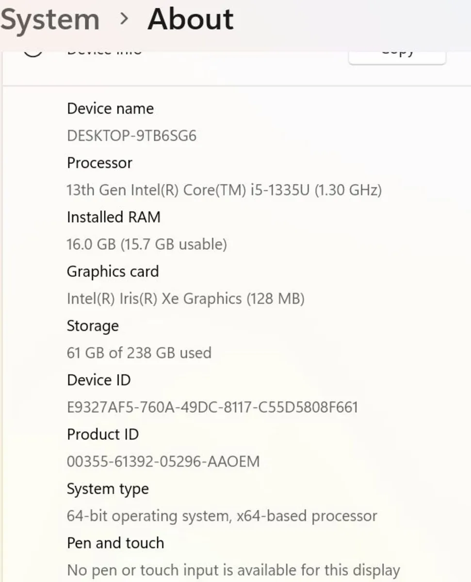 Dell Latitude 5440 i5/16gb/250ssd/win11 - Image 2