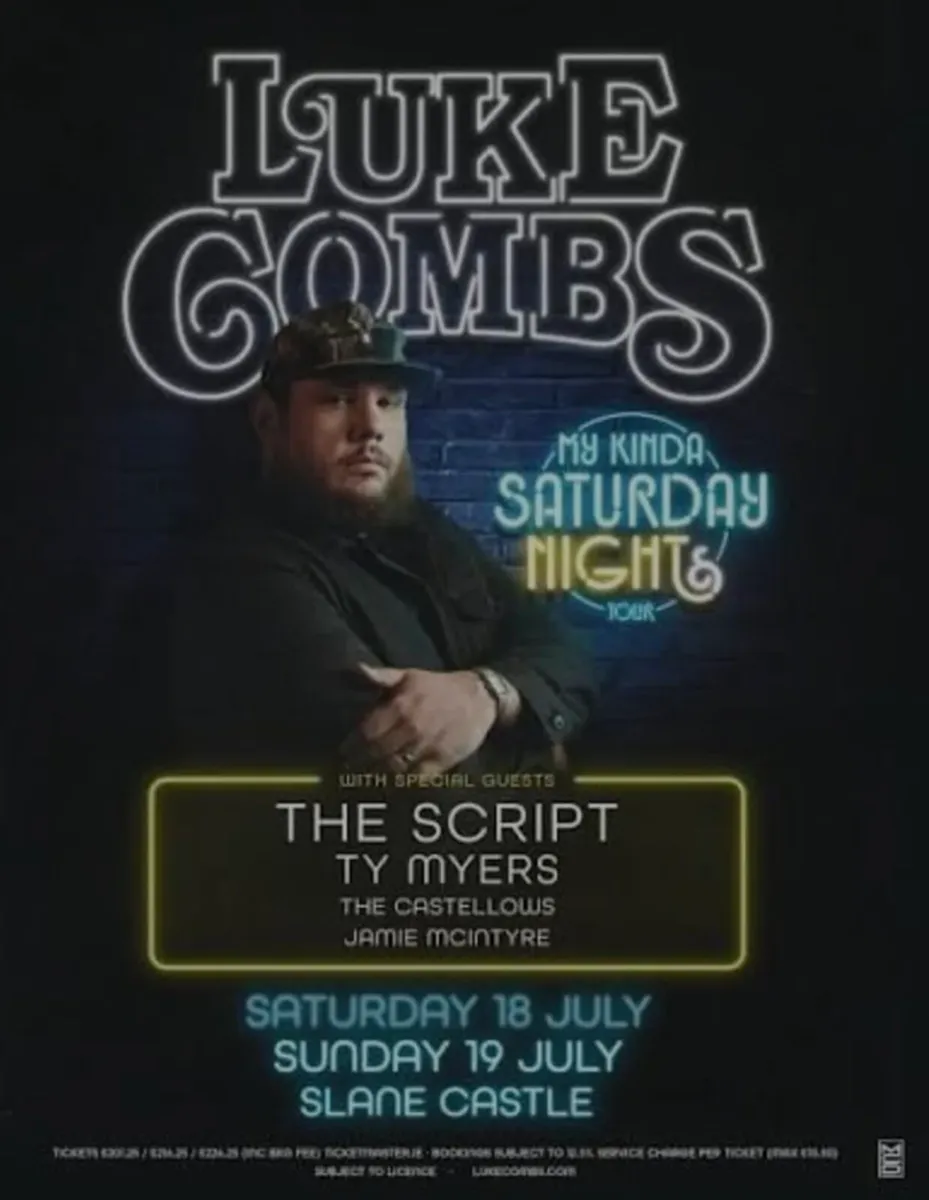 Luke Combs - Sunday 19th August
