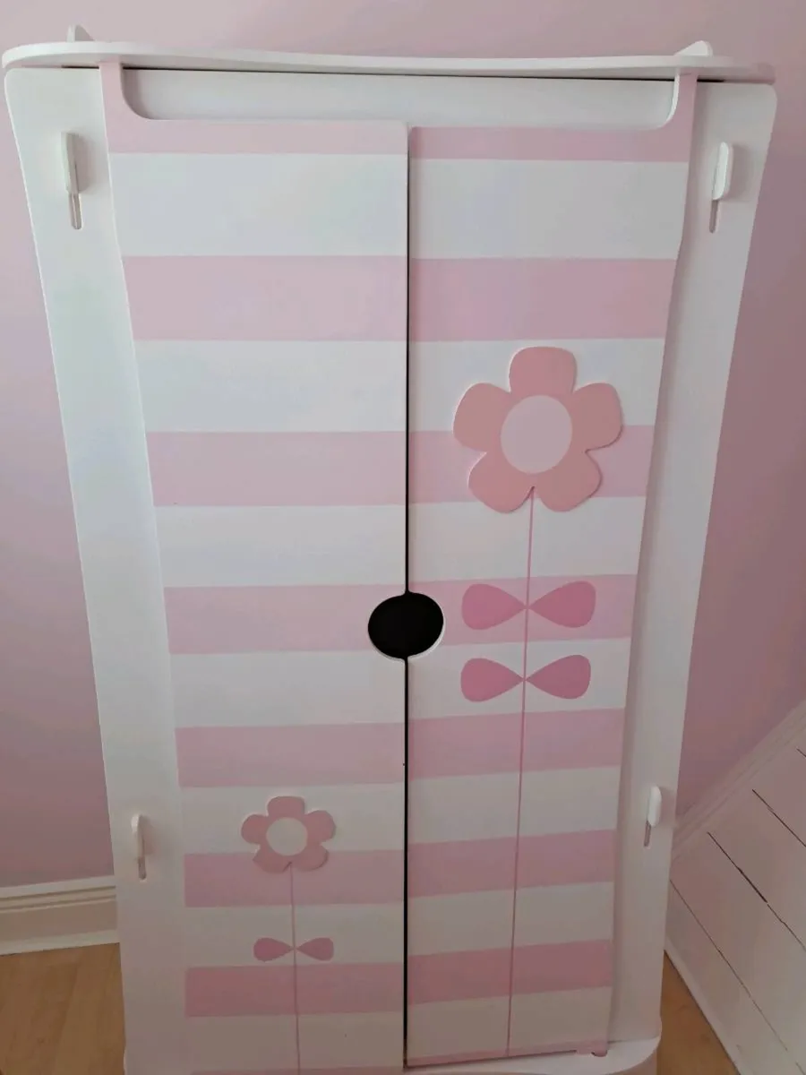 Cosatto Slotti Candy Pink Girls/Nursery Wardrobe - Image 1