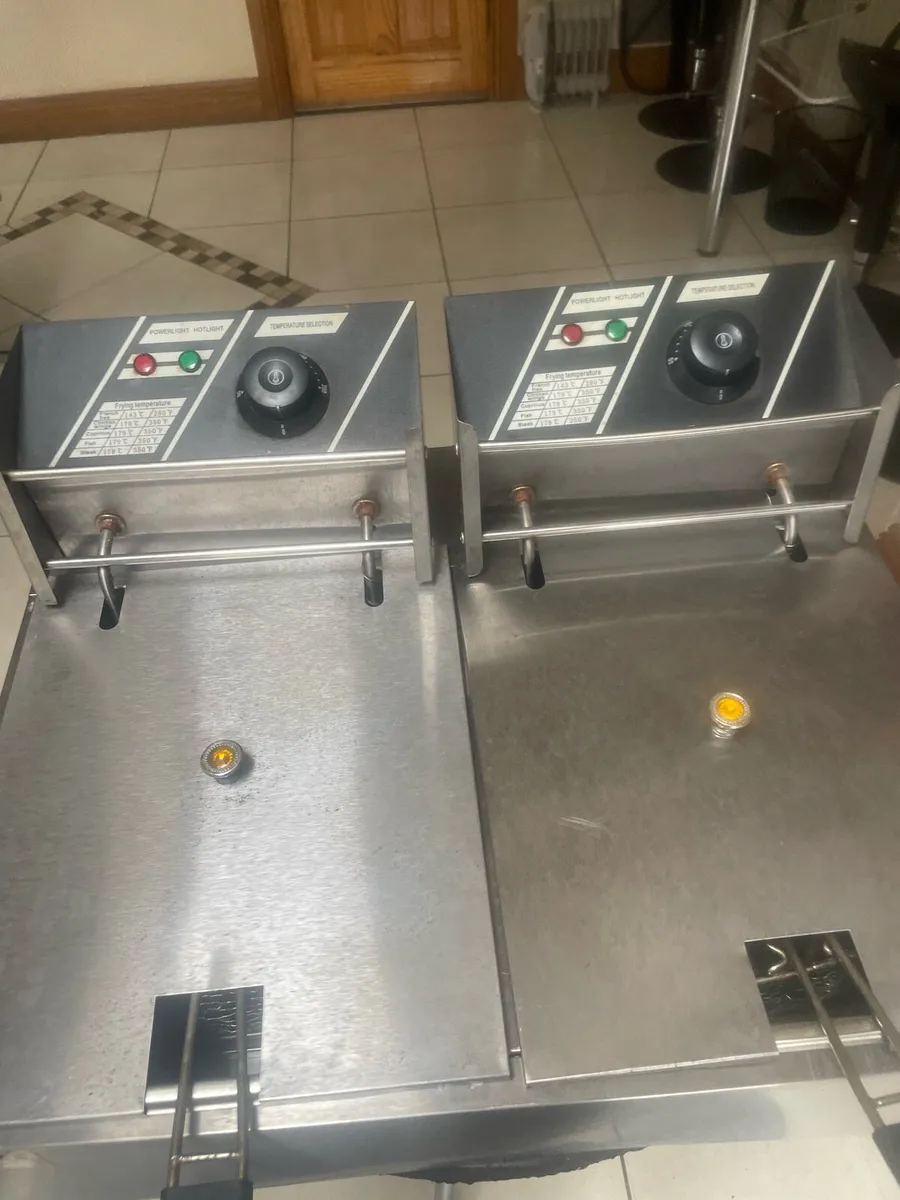 Fox hunter Blast Furnace double electric fryer - Image 3