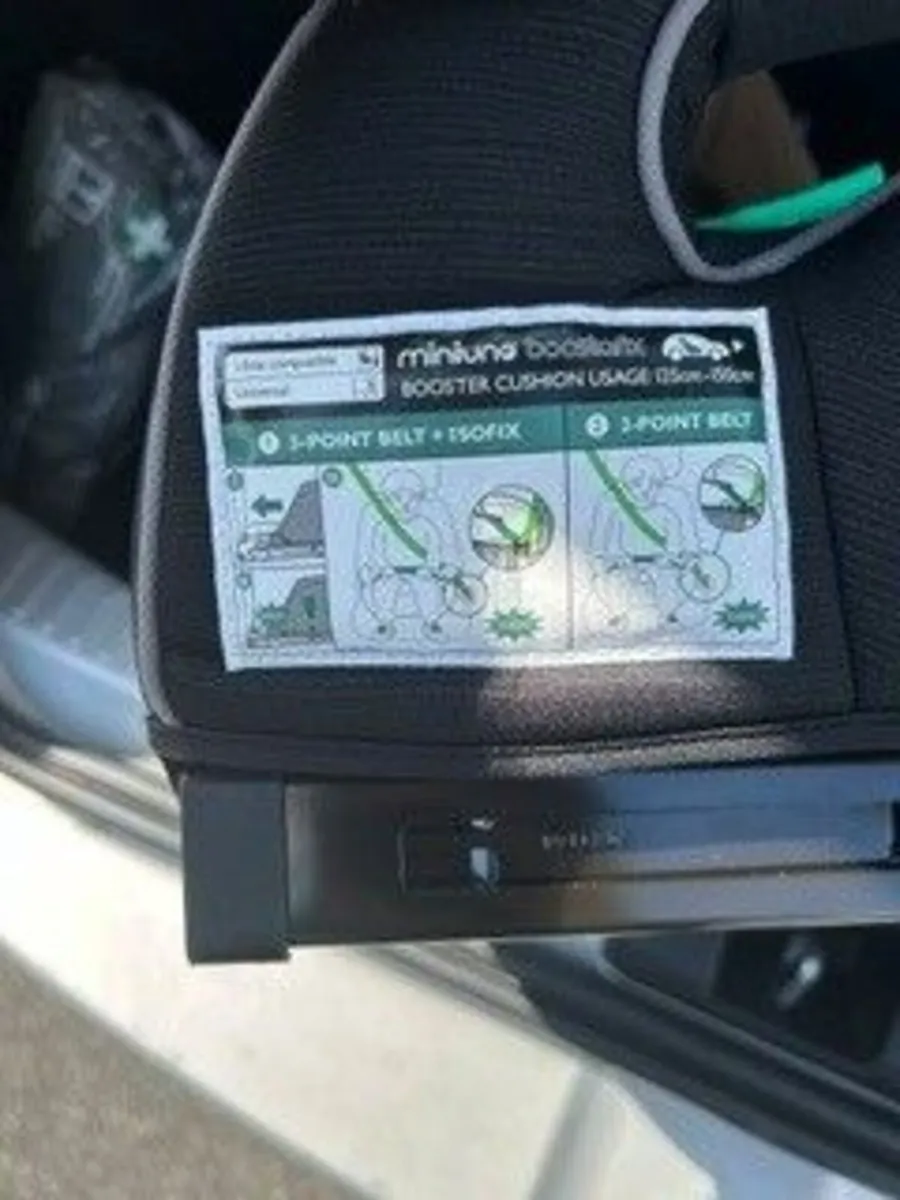 Booster seat ISO  Fix X1 & 1 non ISO fix - Image 2