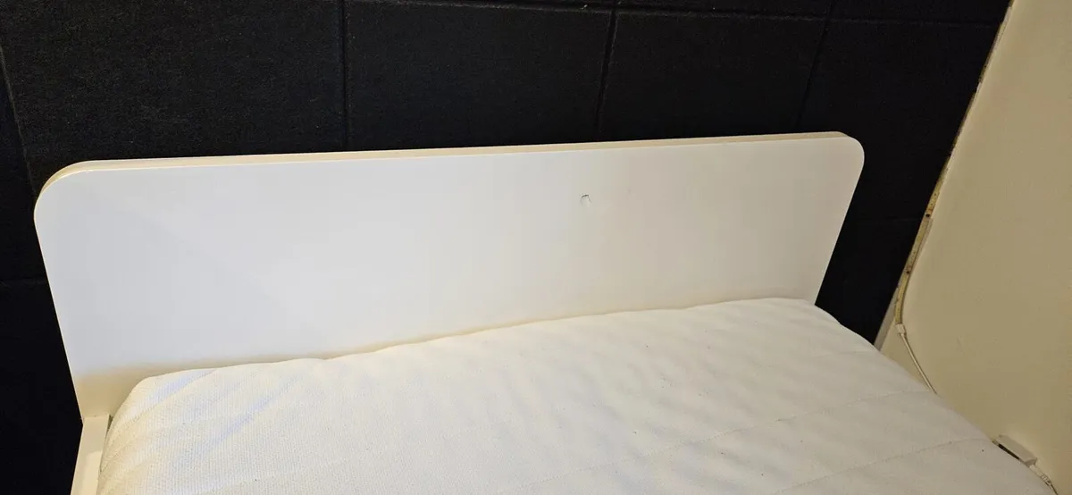 USED SLAKT IKEA BED WITH UNDEBED STORAGE AND 2MATR - Image 2