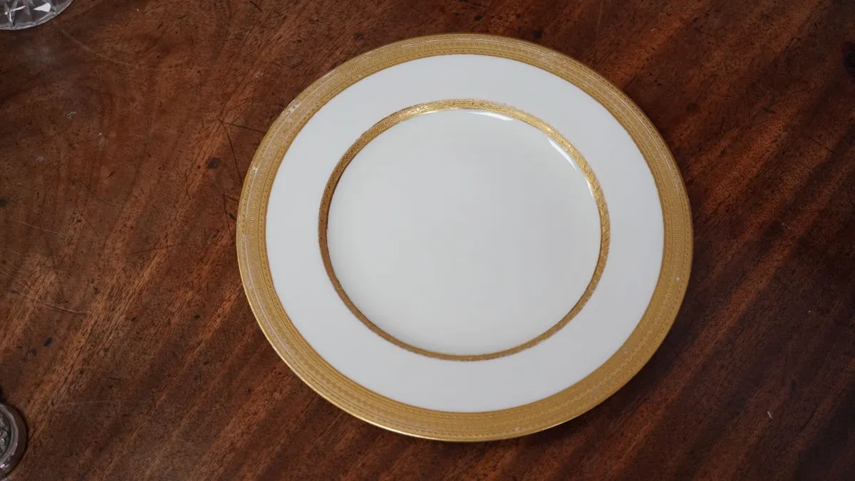 Antique Royal Worcester Set of 6 Plates - 9 in - Image 4