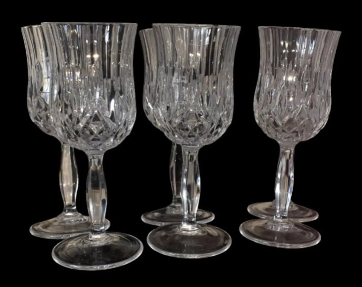Pristine Unused Set of 6 RCR Opera Crystal Glasses - Image 3