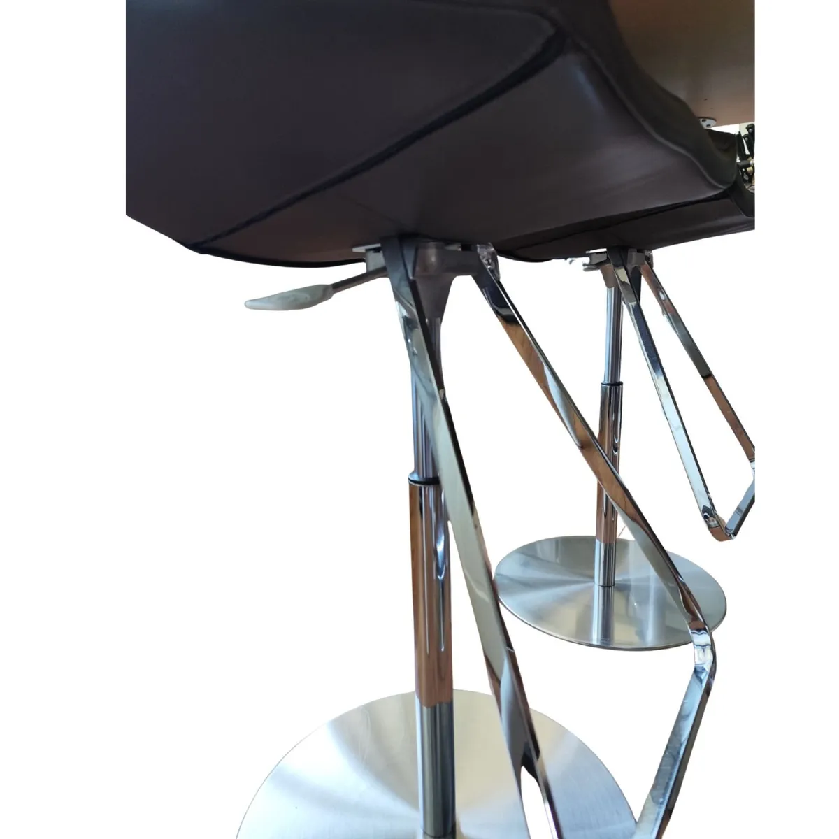 Luxury Designer Leather Adjustable Stools – set 6 - Image 3