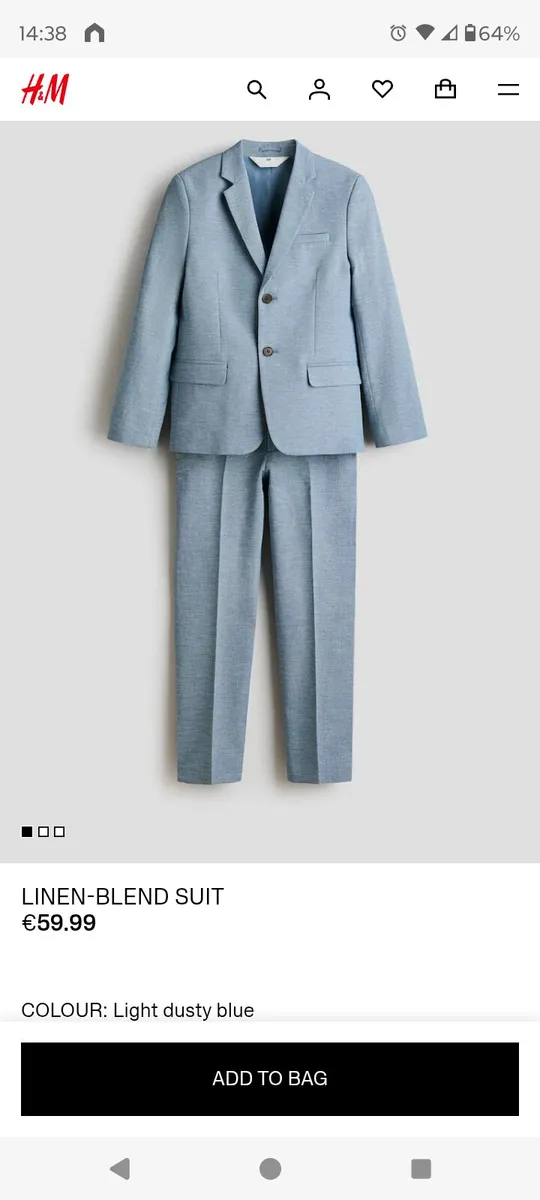 Boy H&M suit