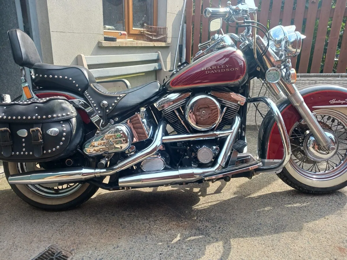 Harley Davidson heritage softail 1340 evo - Image 4