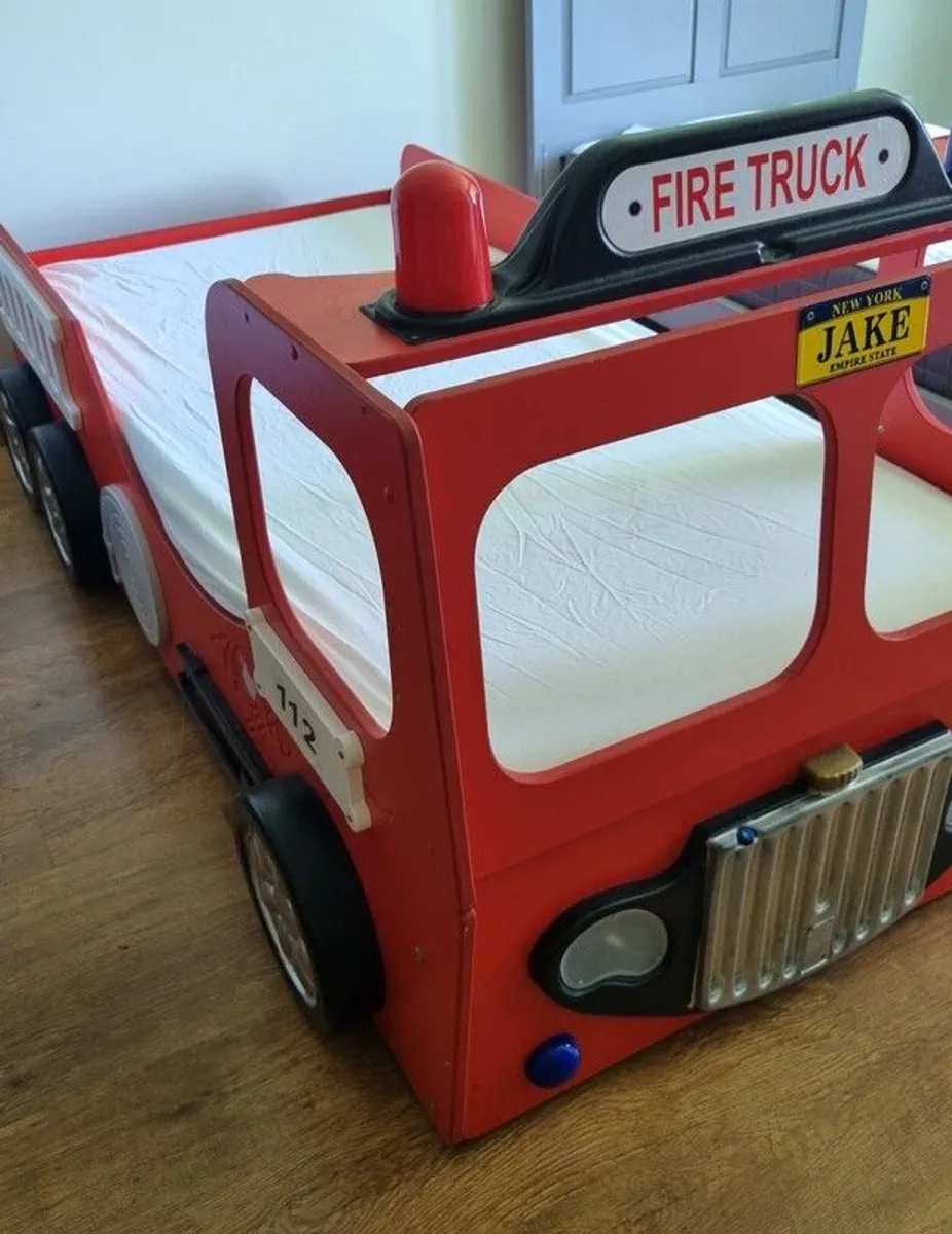 Child Fire Engine Bed - Image 1