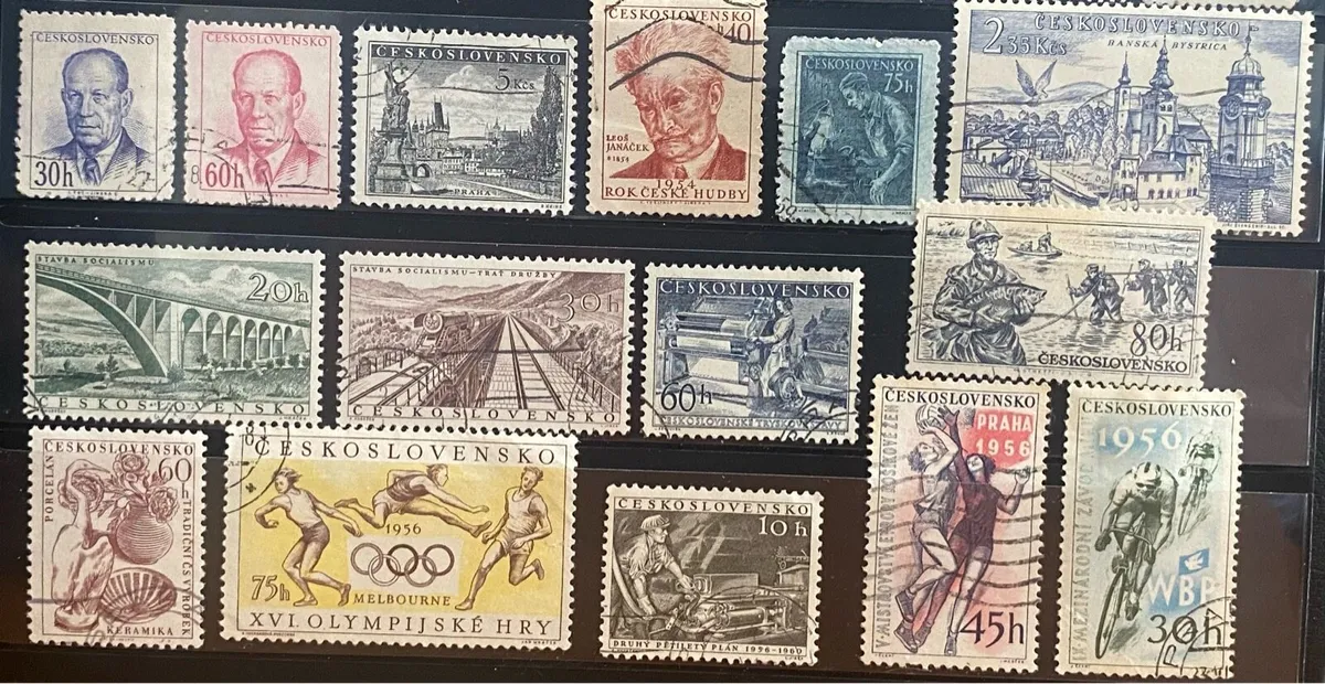 Czechoslovakian Stamp lot - Image 4