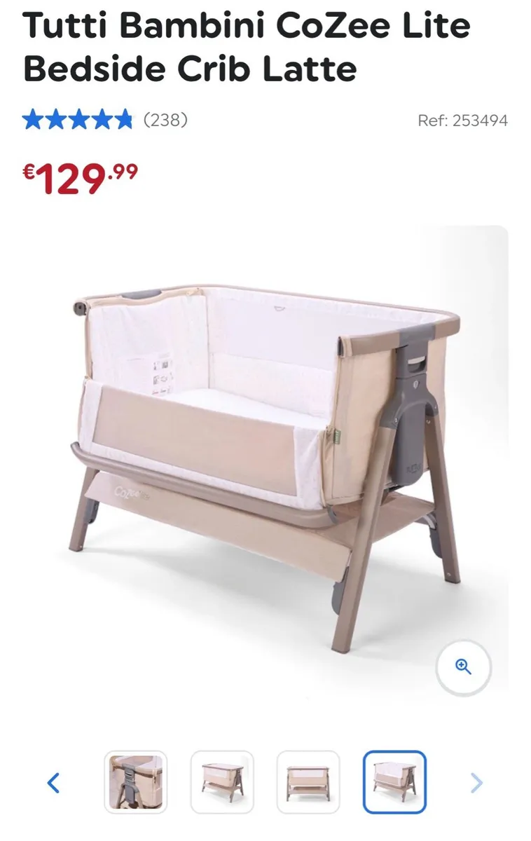 Bedside crib - Image 1