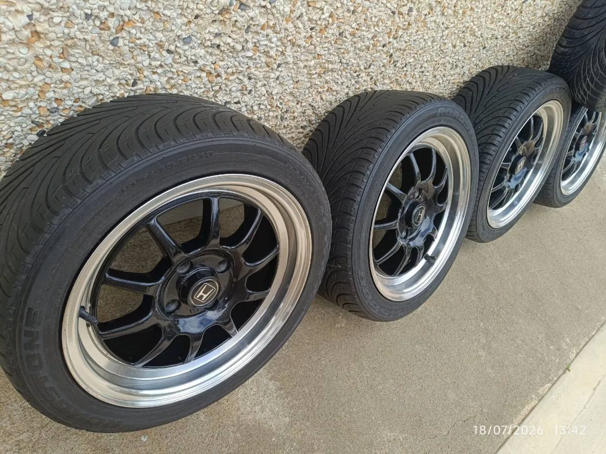 4/100/15 rims and tyres. - Image 2