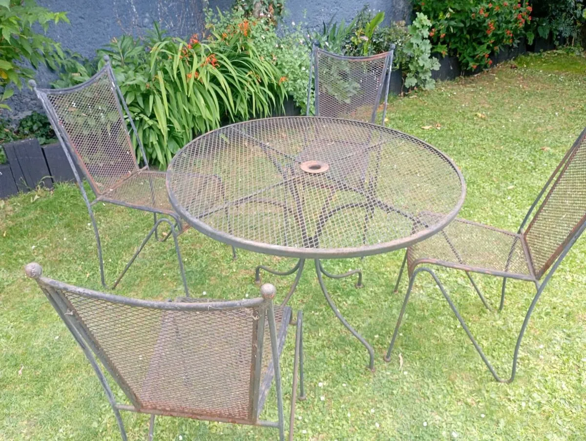 Cast Iron Patio Set - Image 1