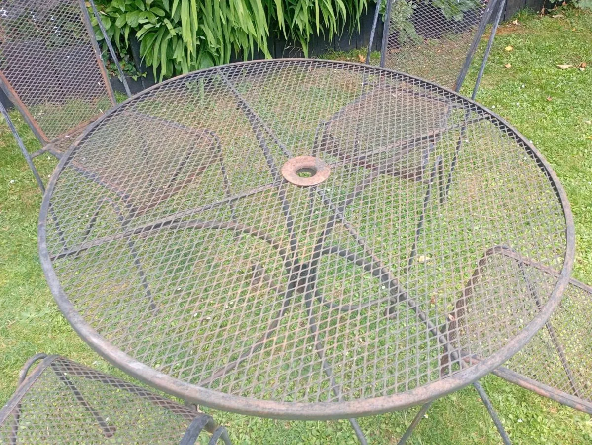 Cast Iron Patio Set - Image 2
