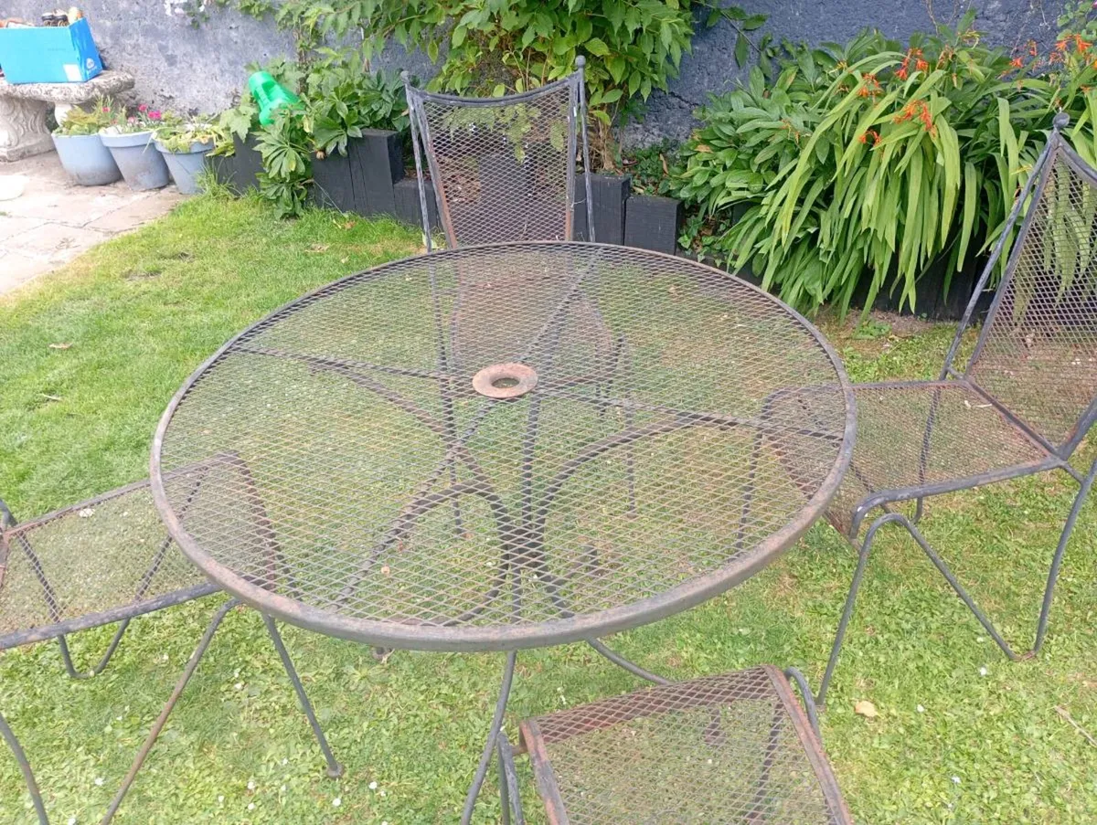 Cast Iron Patio Set - Image 4