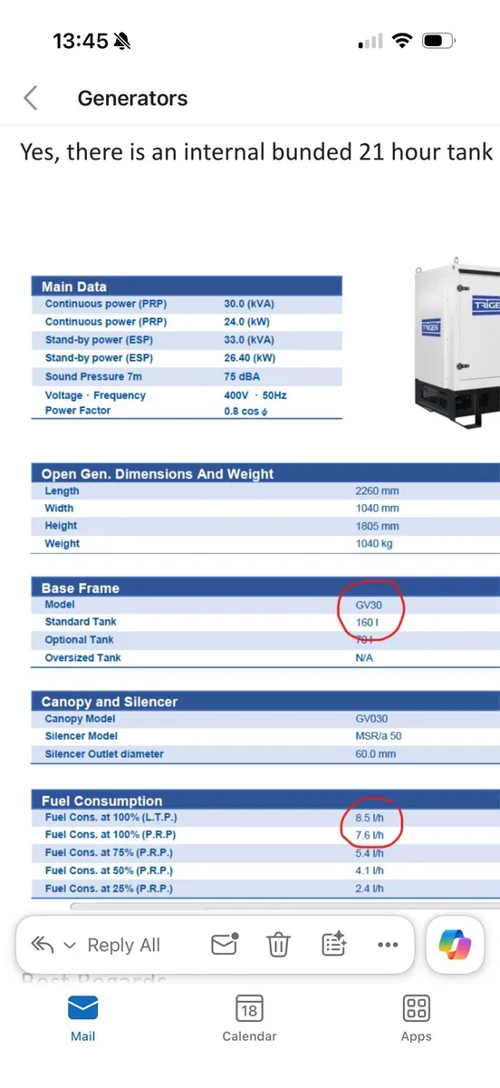 22 Kva  single phase generator - Image 2