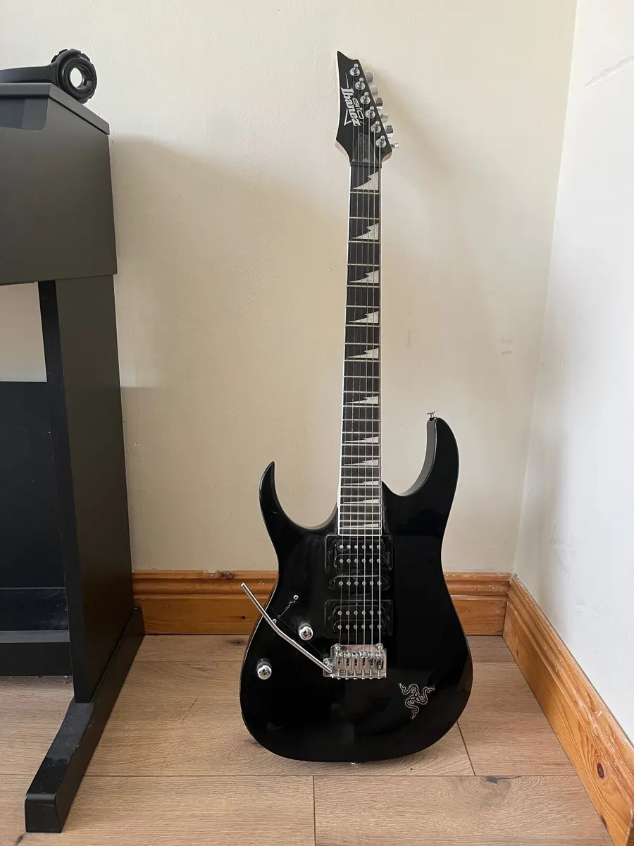 Ibanez GRG170DXL-BKN Lefthand - Image 1