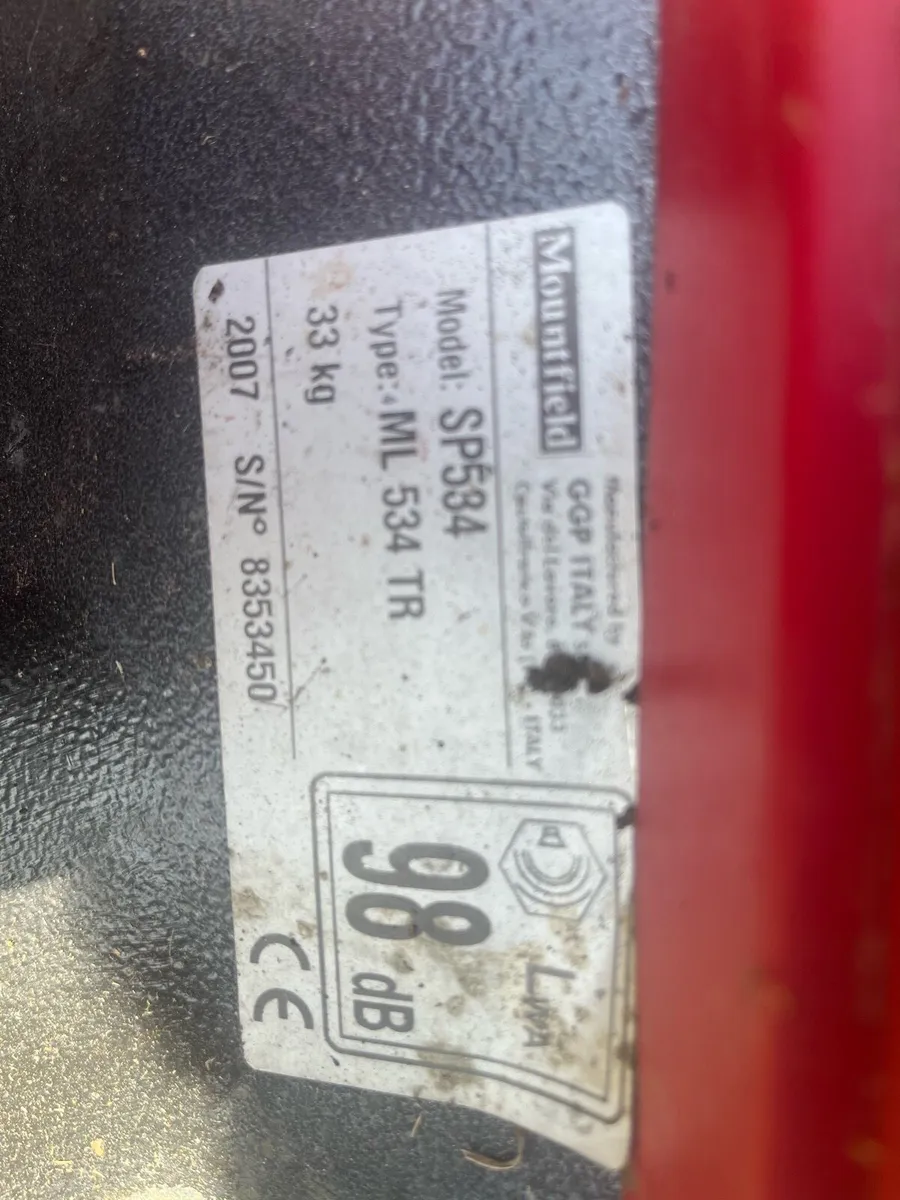 Mountfield Lawnmower - Image 3