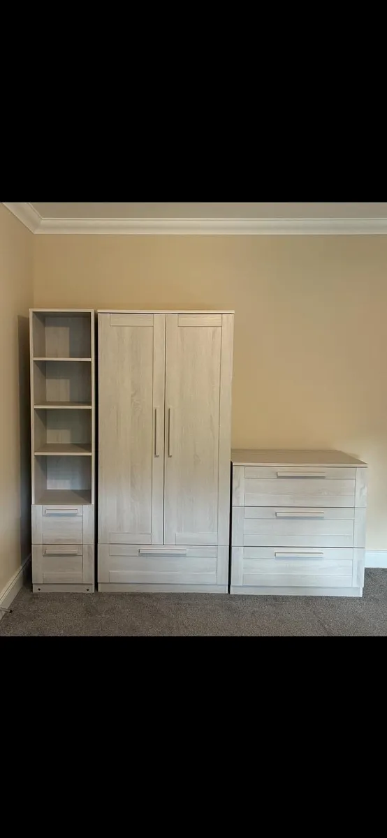 Mamas & Papas wardrobe, dresser and book shelf - Image 1