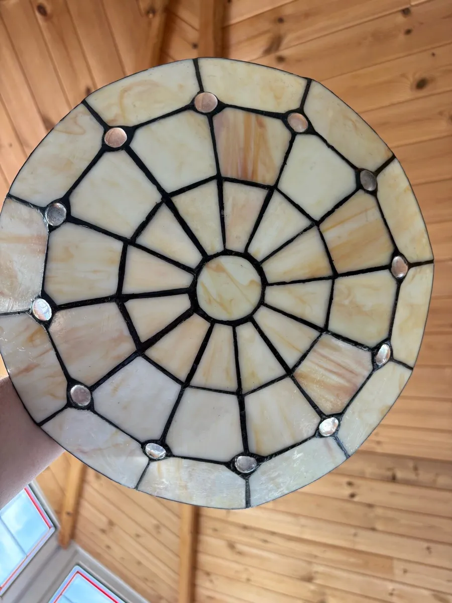 4 Vintage Tiffany Light Shades - Image 1