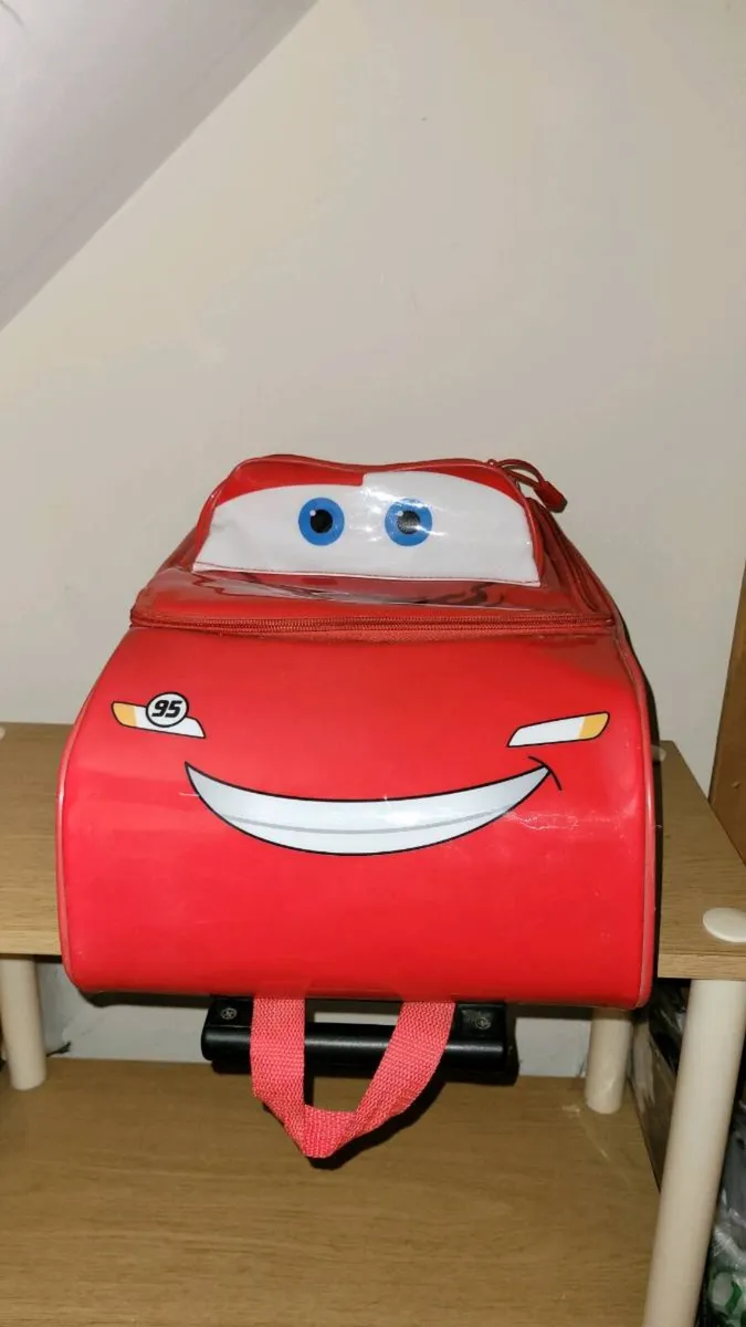 Lightning McQueen Rolling Luggage - Image 1