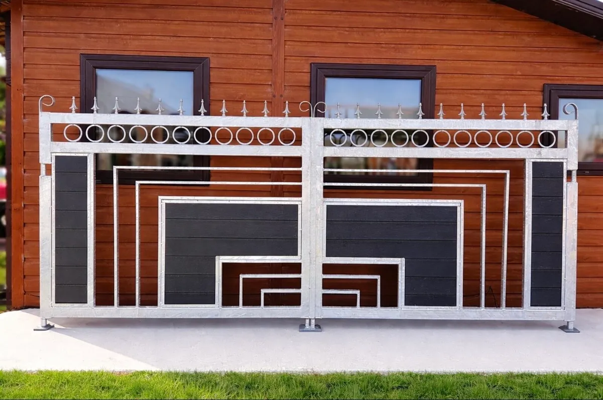 13 ft PVC gates with galvanised steel