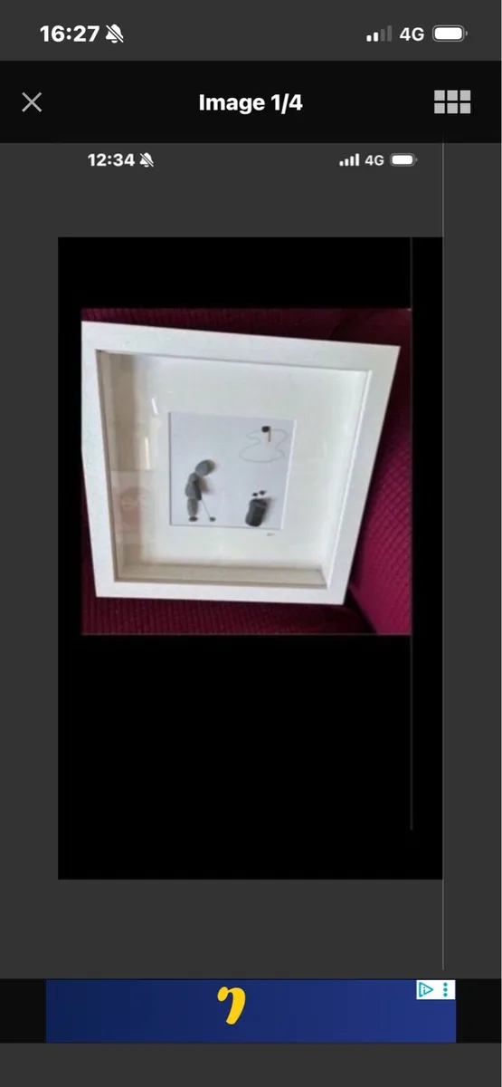 Original Pebble Art Golf Display - Image 1
