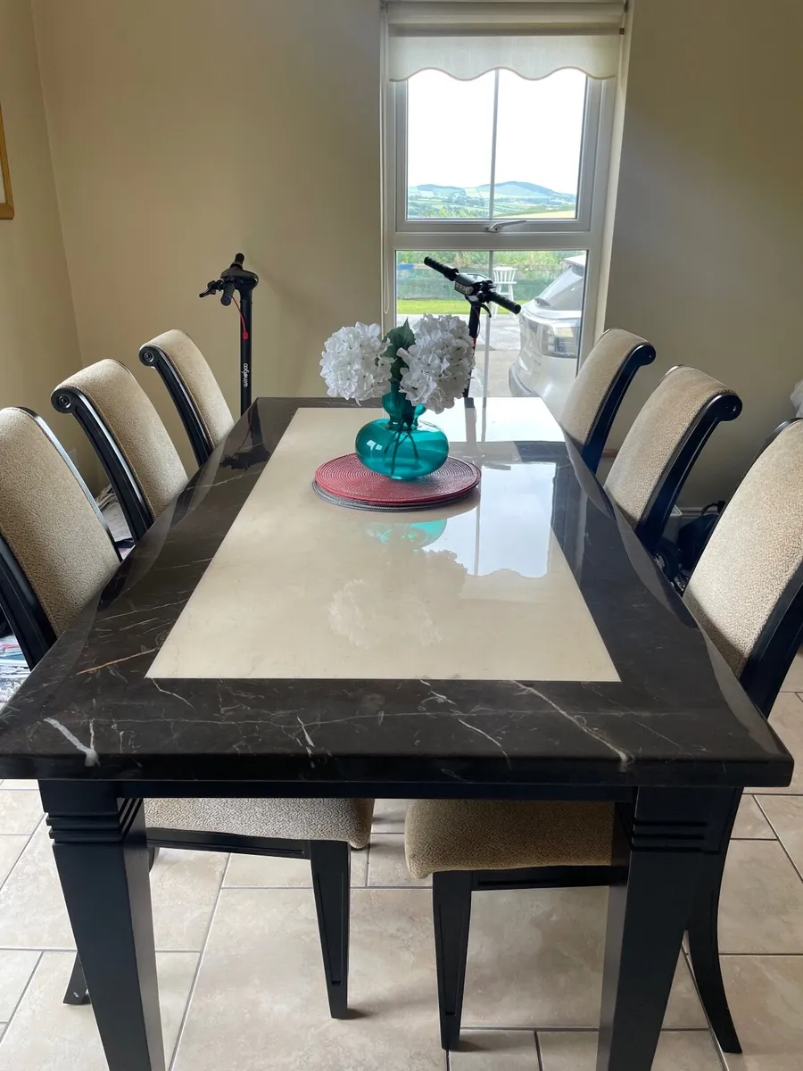 Dining Table & Six Chairs - Image 1