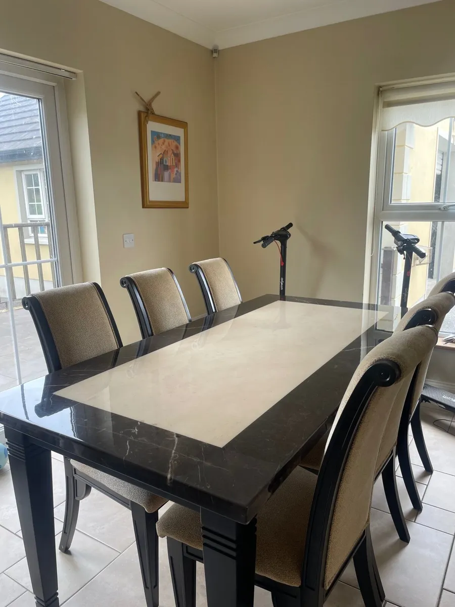 Dining Table & Six Chairs - Image 3