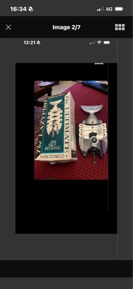 Vintage ‘The Lazy Fish Corkscrew’ - Image 1