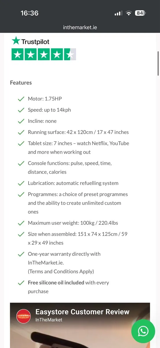 Treadmill EasyStore - Image 2