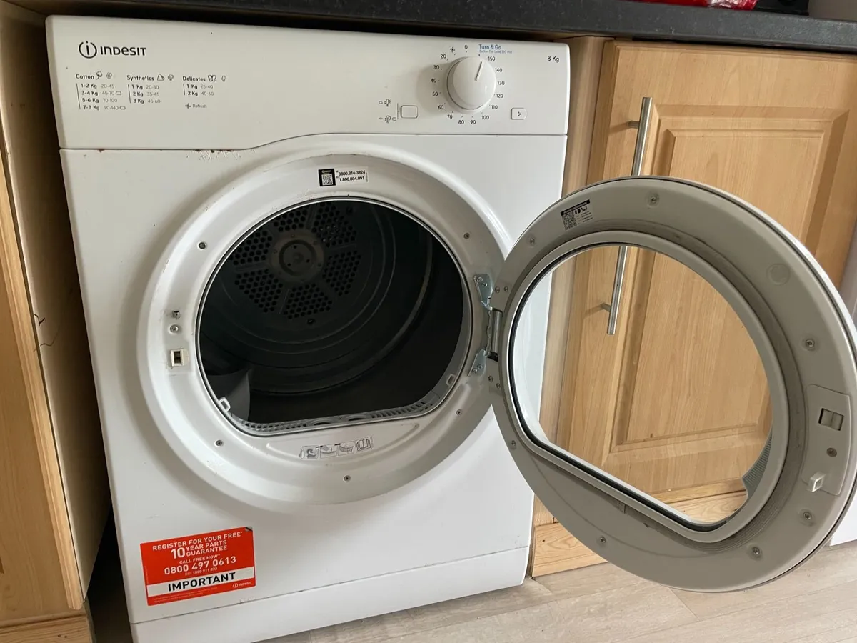 INDESIT 8KG Vented Tumble Dryer - Image 3