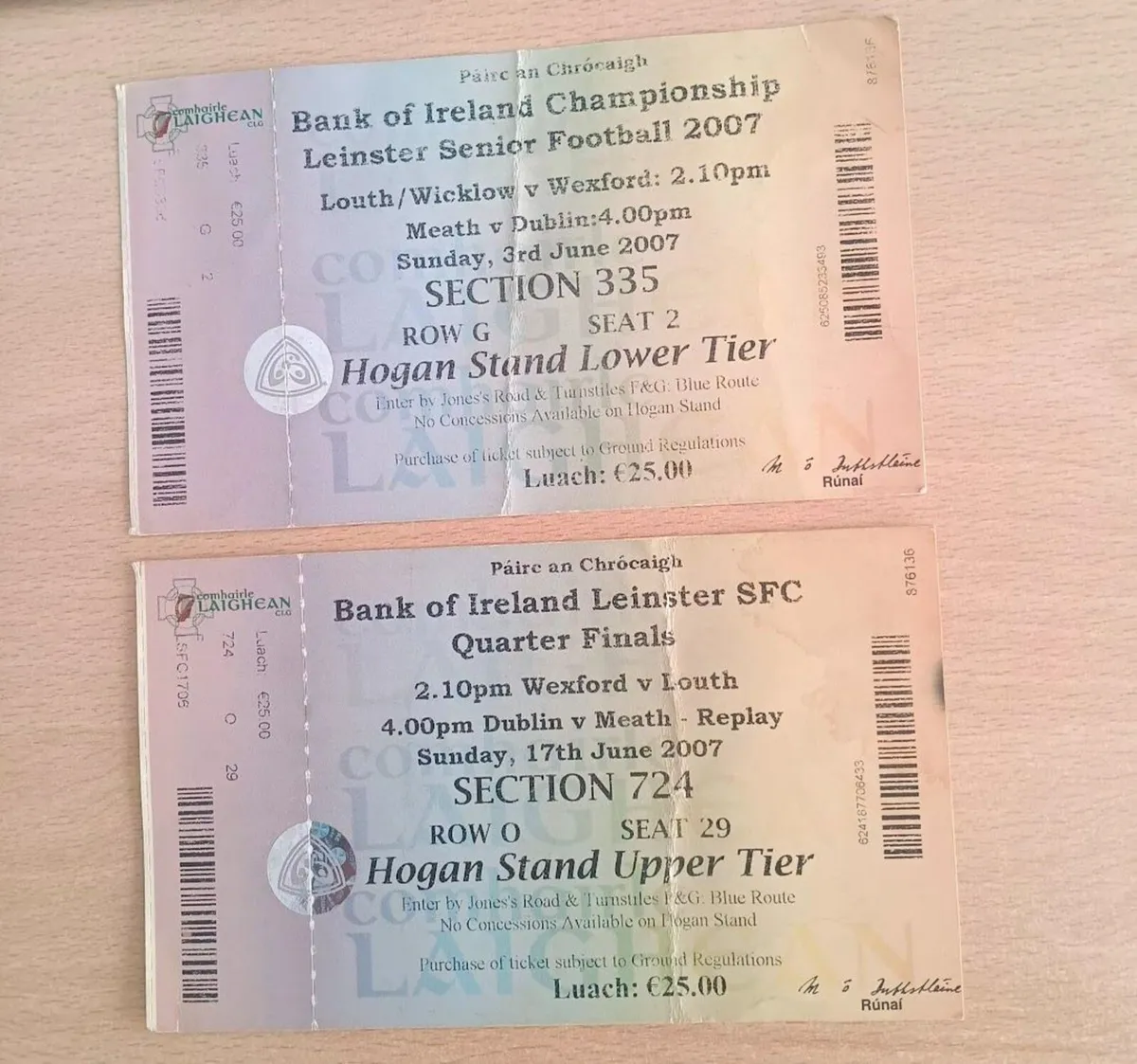 Dublin v Meath 2007 Quarter Final Match tickets