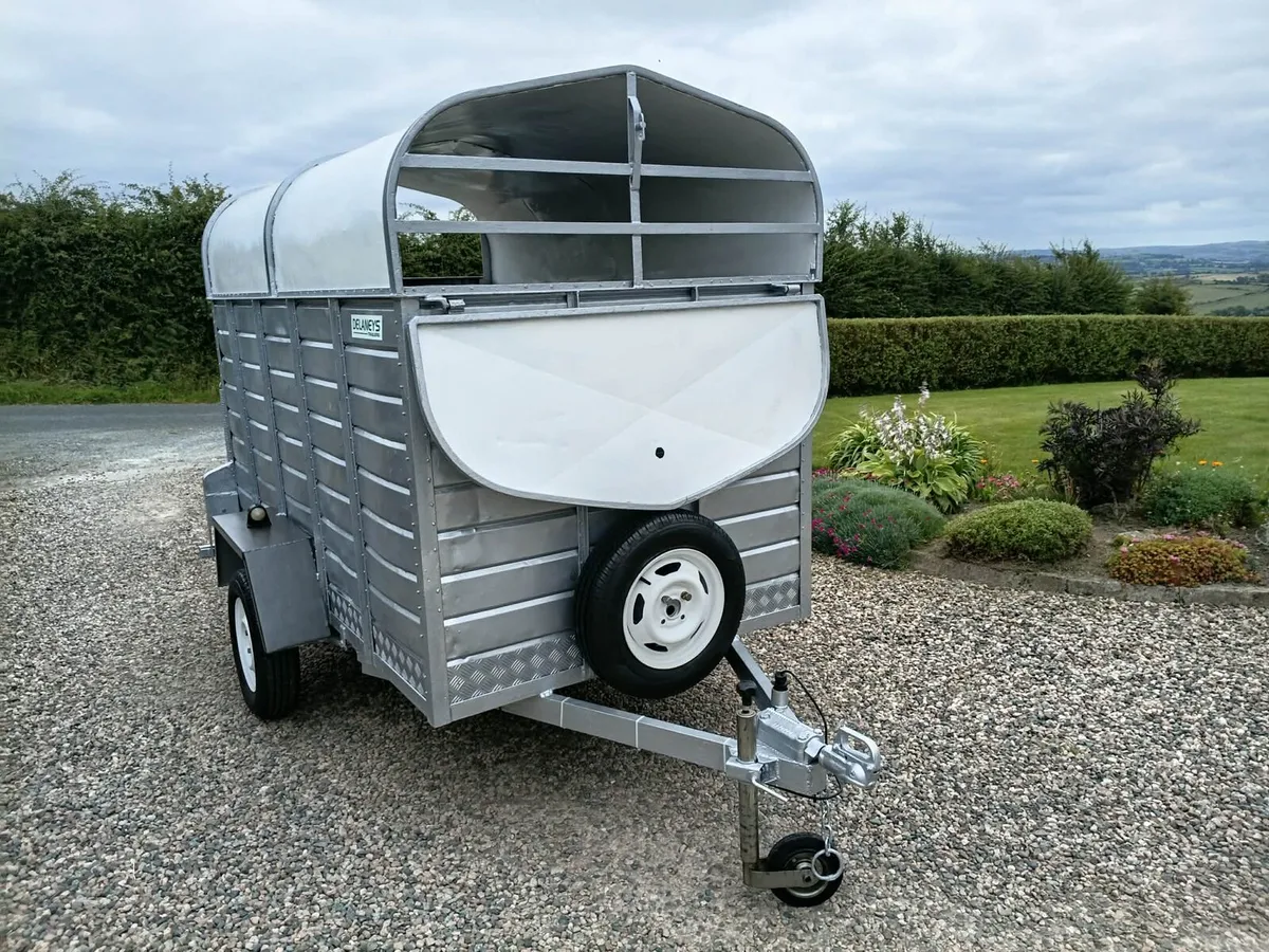 Galvanised Livestock Trailer - Image 1