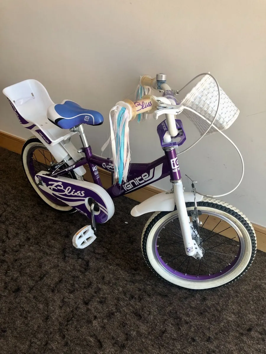 Ignite Bliss 16" Girls' Bike - great condition - Image 4