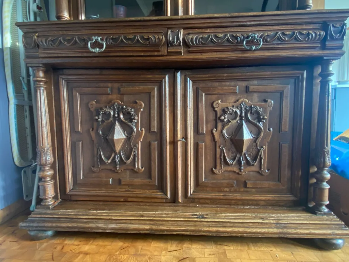 Antique French  Henry II style buffet - Image 2