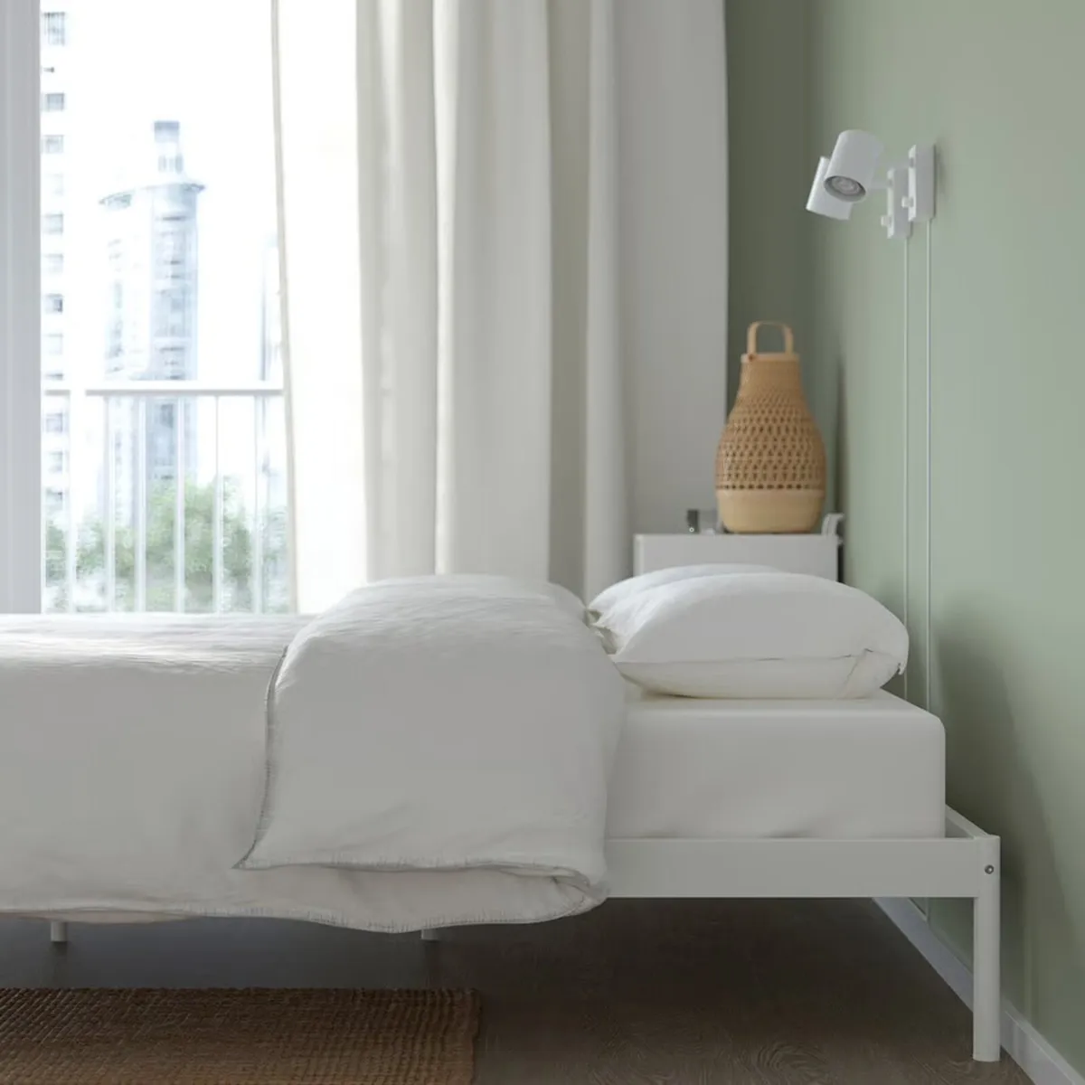 Brand new Double bed + mattress ikea - Image 2