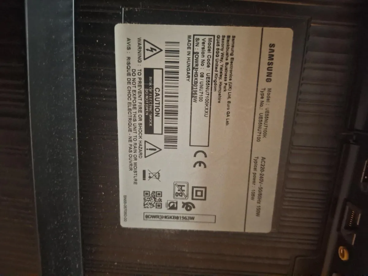 55” Samsung TV - Image 3