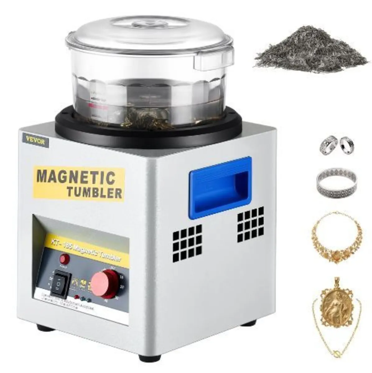 Magnetic Tumbler 180mm Jewelry Polisher - Image 3
