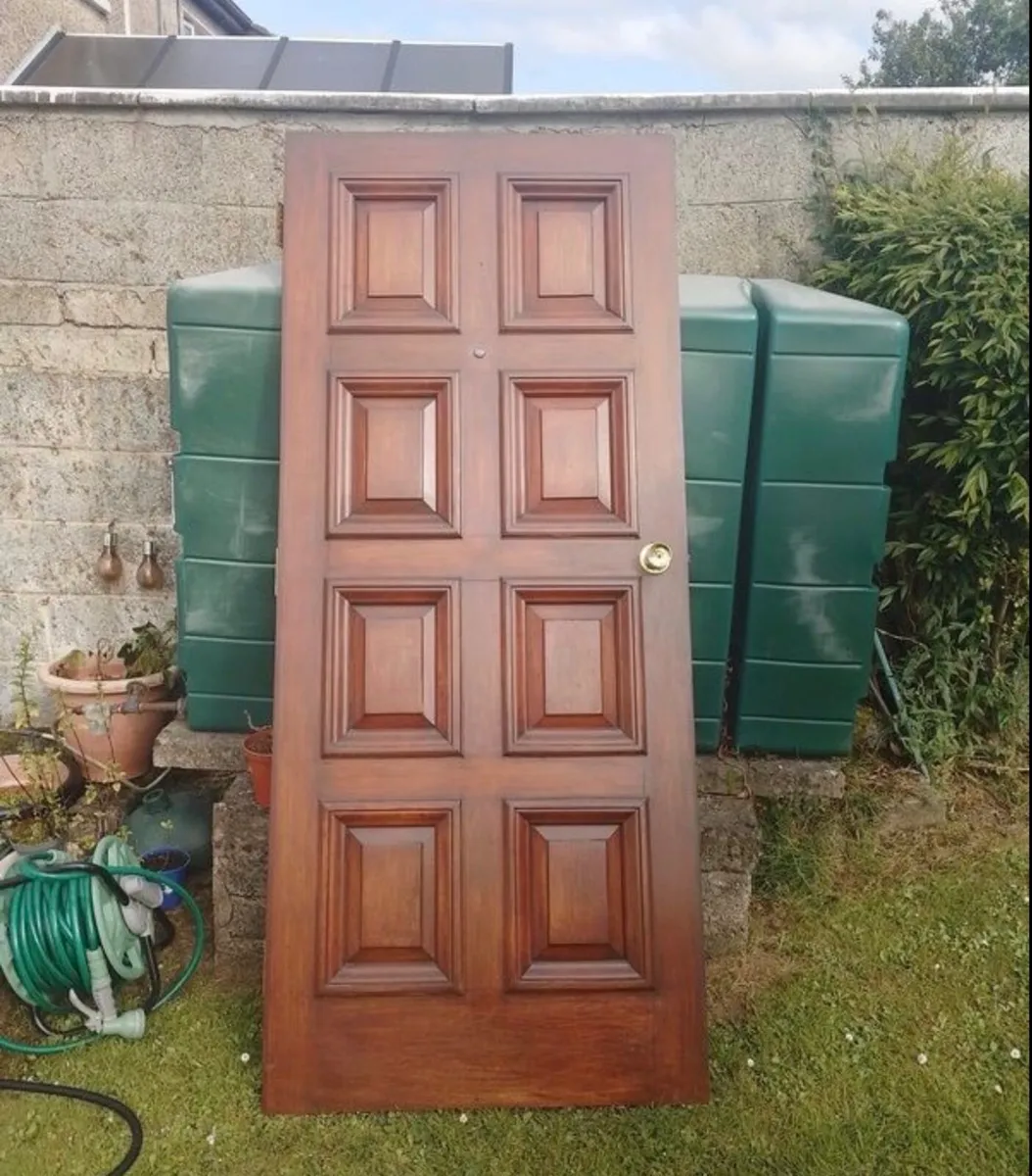 Solid Teak Front Door - Image 1