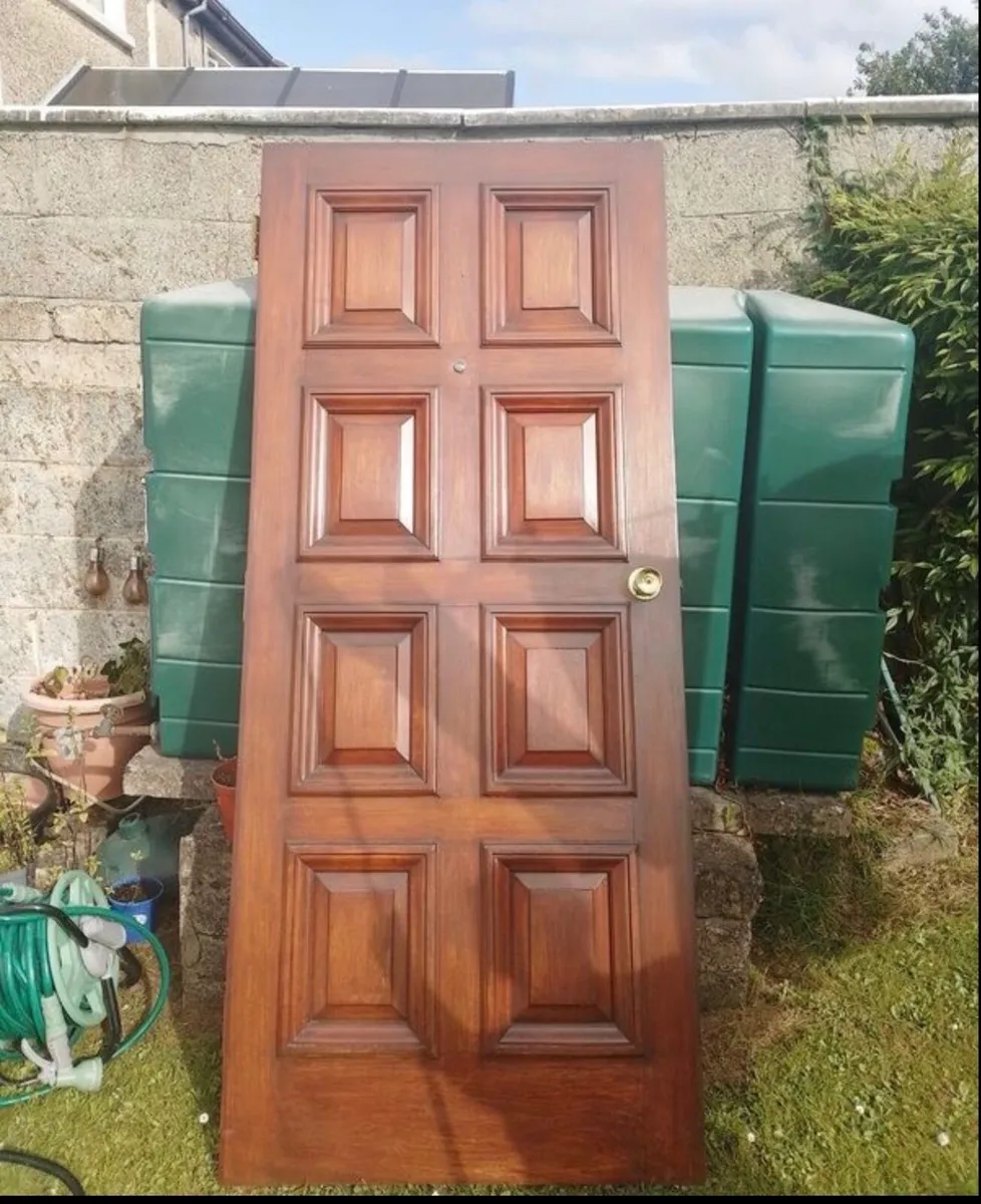 Solid Teak Front Door - Image 2