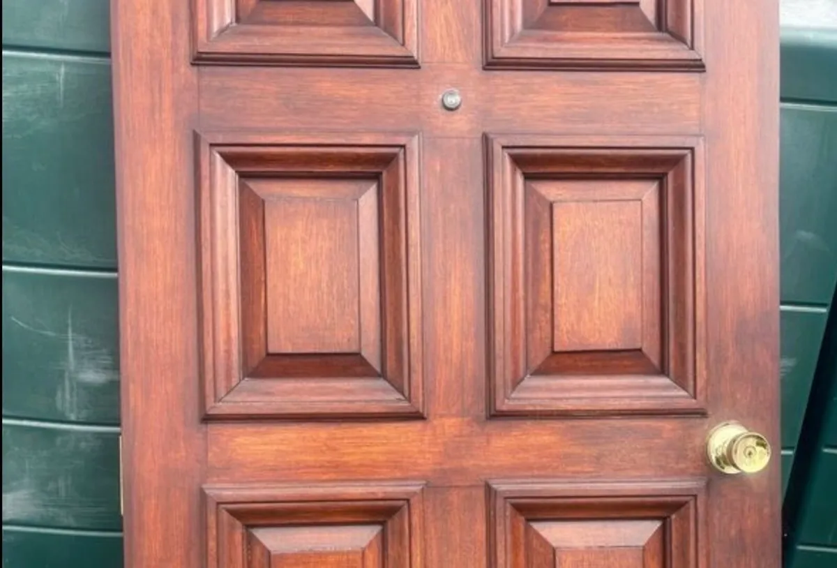 Solid Teak Front Door - Image 3