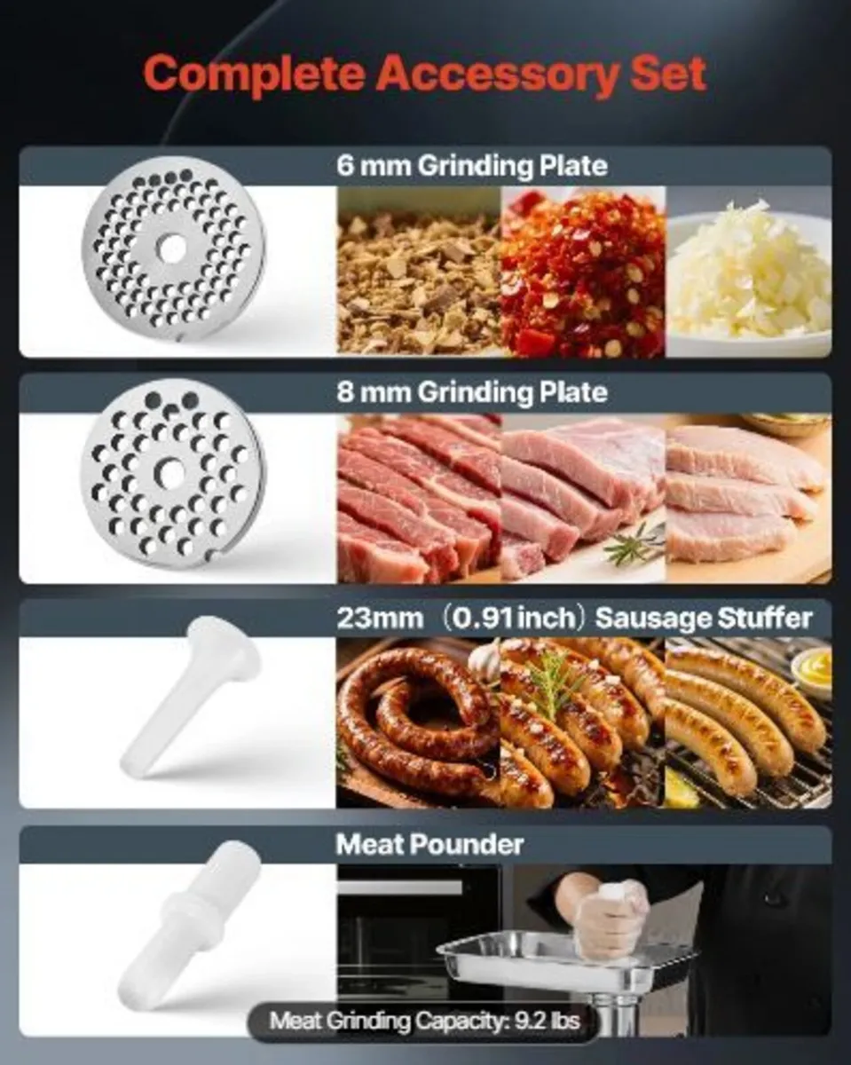 Commercial Electric Meat Grinder - Image 4