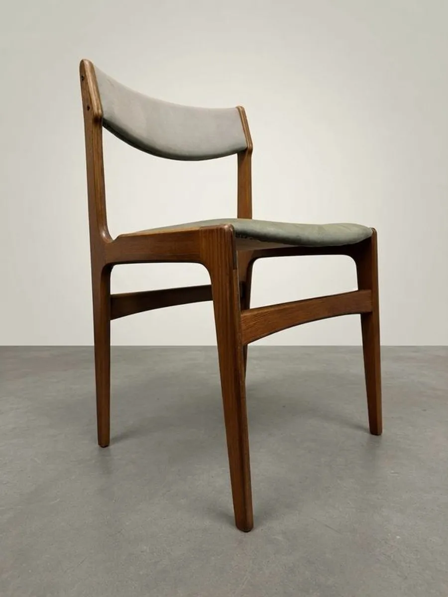 Set of 6 Mid-Century Danish Teak Dining Chairs attributed to Erik Buch - Image 2