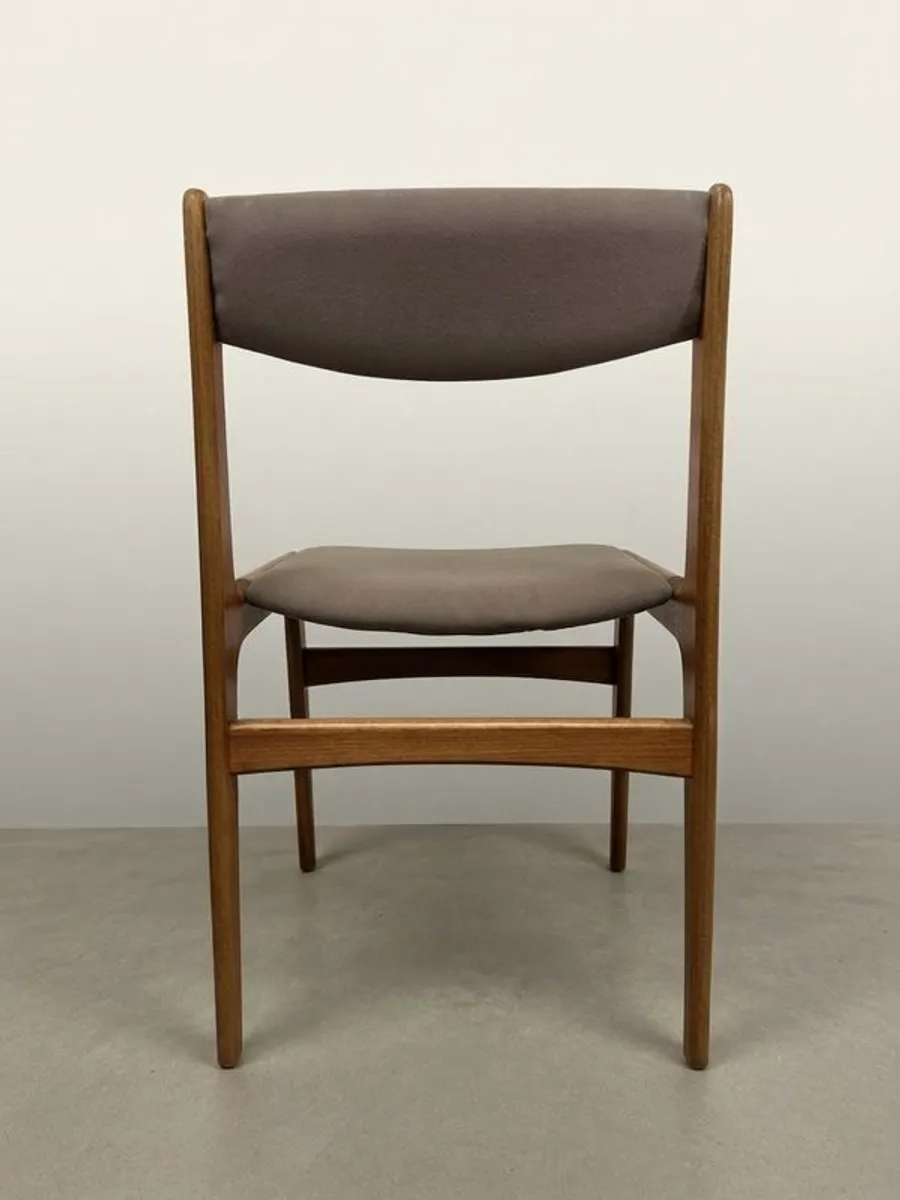 Set of 6 Mid-Century Danish Teak Dining Chairs attributed to Erik Buch - Image 4