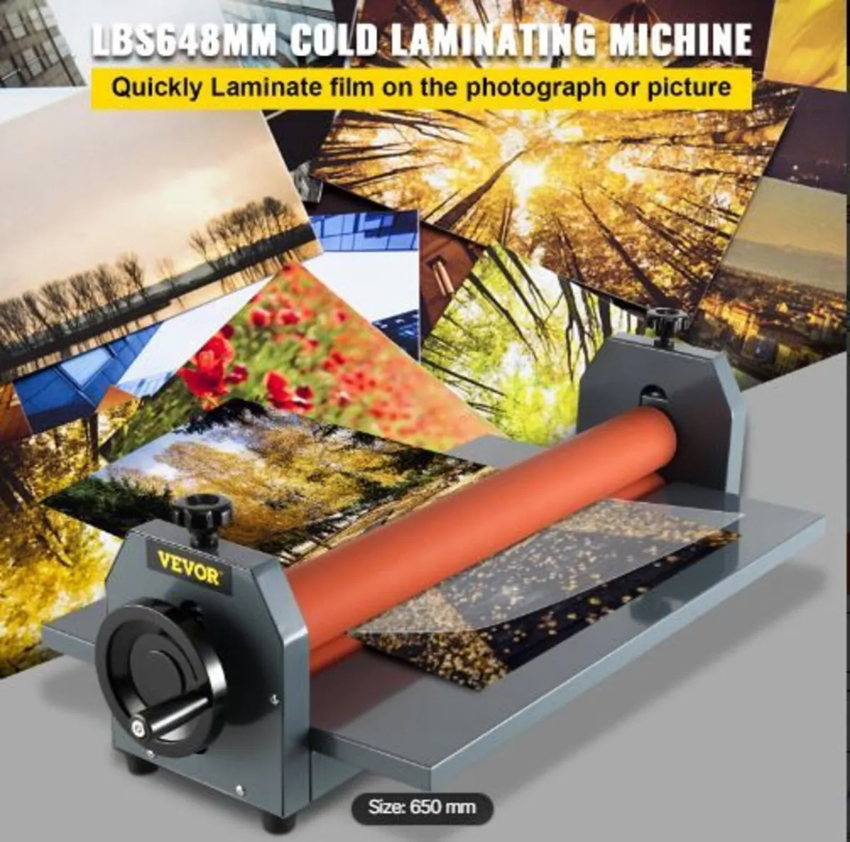 25.5" 650MM Manual Cold Roll Laminator - Image 4