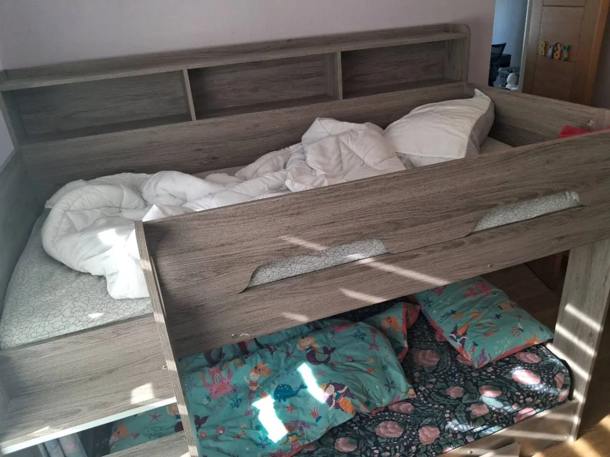 TITAN BUNK BED - GREY OAK - Image 3