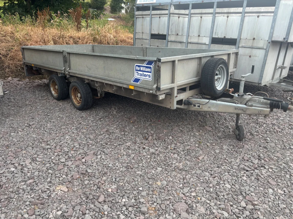 Ifor williams 14ft x 6ft 6” dropside - Image 1