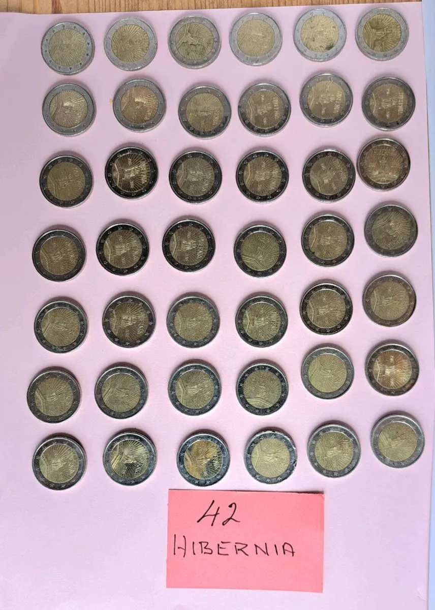 Stickman 2Euro coins, - Image 2